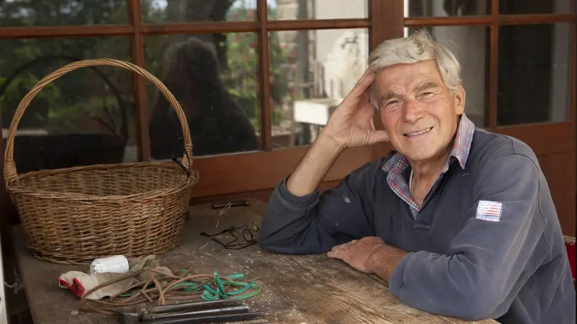 Bruno Lenardon ha già raccolto l’uva per produrre la sua varietà di Moscato rosa