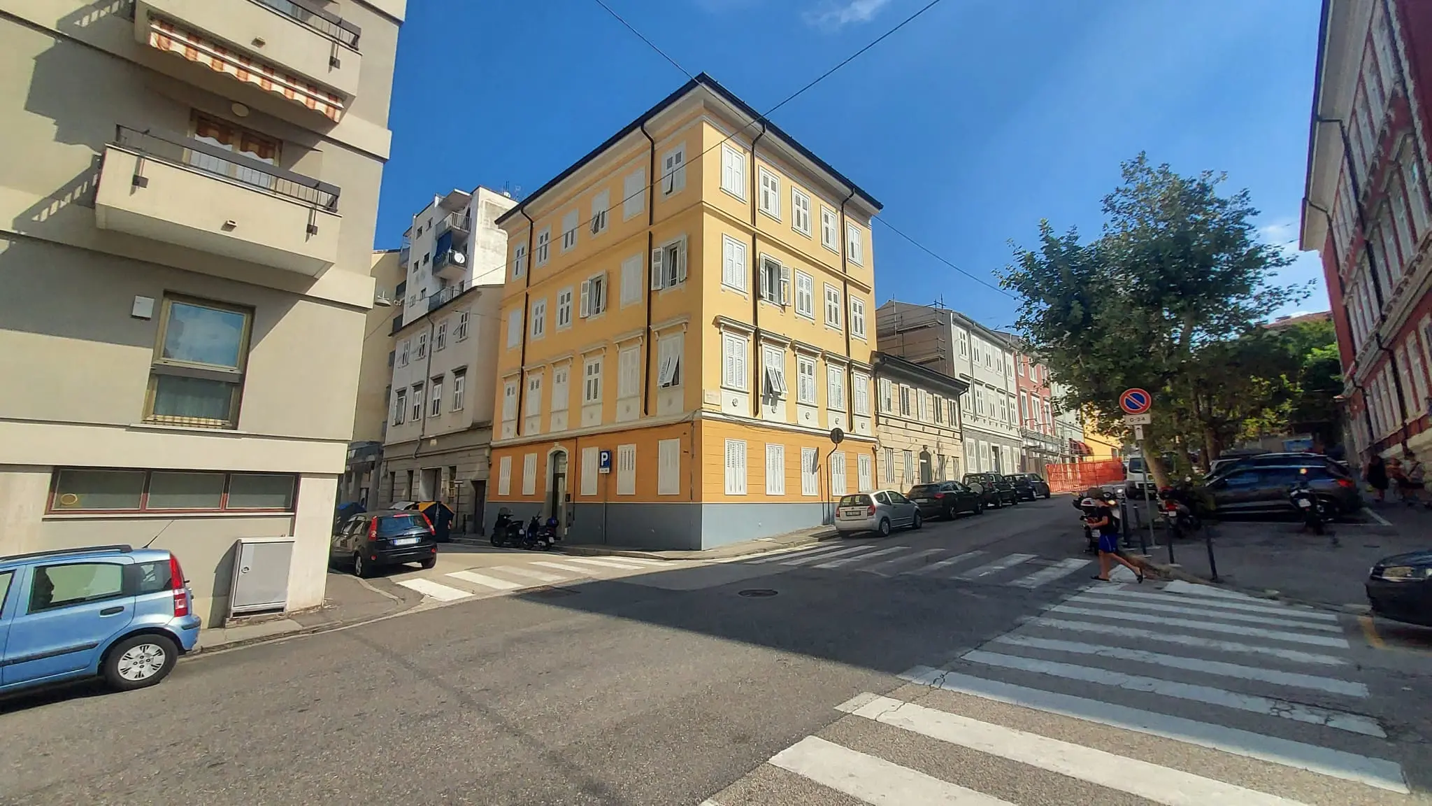 Il punto dove si è verificata la rapina (Bruni)