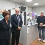 Gli assessori Alessia Rosolen e Massimo Tognolli nel nuovo sportello in via Mazzini Foto Bruni