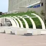 Il rendering della nuova area di sosta al posto della fontana sulla passeggiata della diga