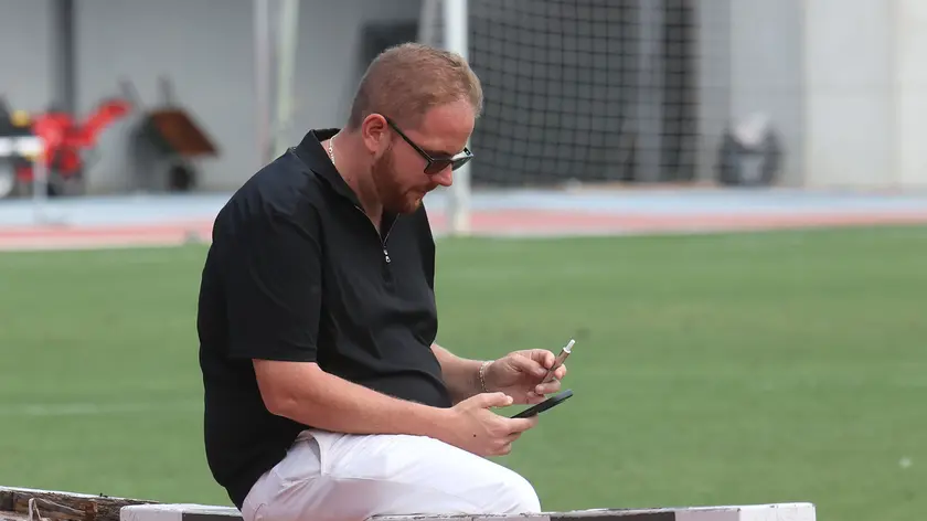 Il direttore generale della Triestina Alex Menta (Foto Andrea Lasorte)