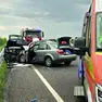 Le auto coinvolte nell’incidente a Mariano del Friuli