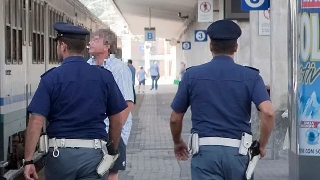 La Polfer alla Stazione di Trieste in una foto di repertorio