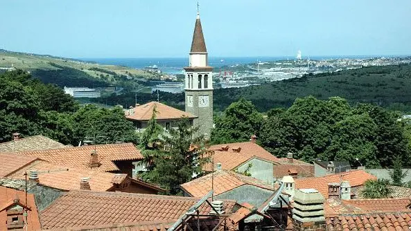 Trieste - Veduta del comune di Dolina - San Dorligo della Valle. Immagine pubblicata il 27.12.2016