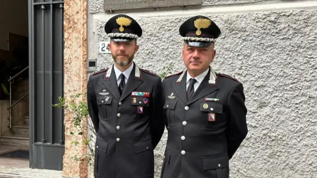 Piermarco Borettaz (a sinistra nella foto)