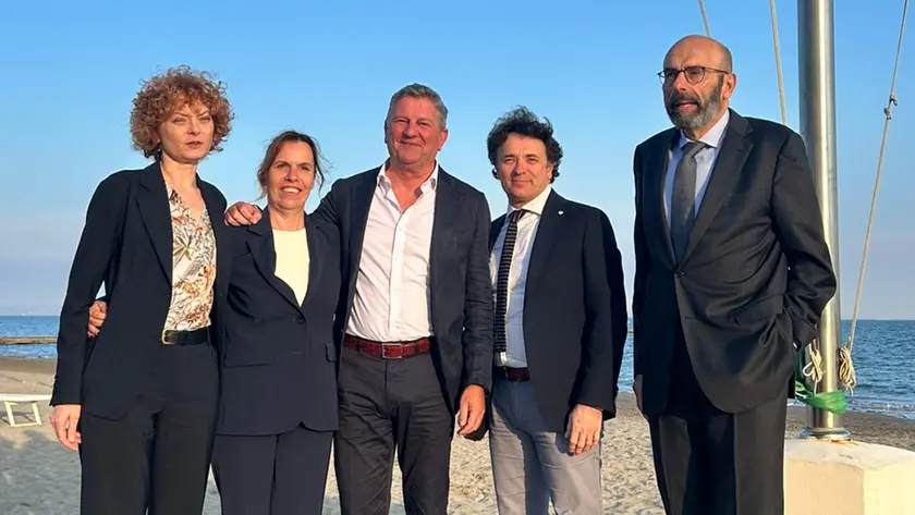 Il board Git: Cecotti, Cussigh, Marin, Cossi e Tirelli (assente Montrone)