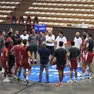 I giocatori della Pallacanestro Trieste ascoltano le indicazioni di coach Israel Gonzalez Foto Andrea Lasorte