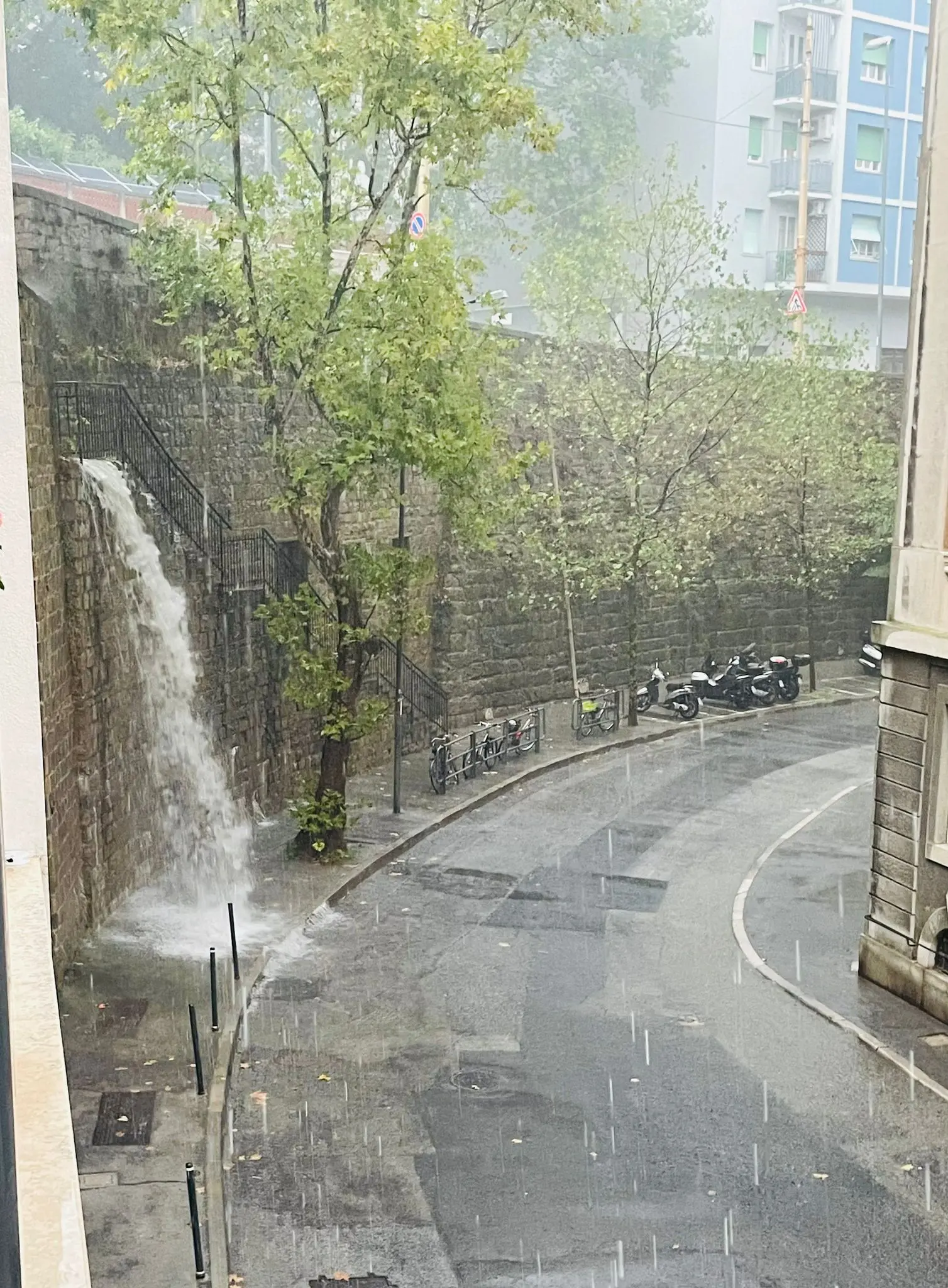 Cascate d'acqua a Roiano