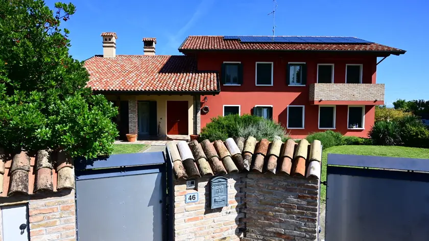 La villa dove è avvenuta la rapina