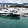 Una veduta della piattaforma logistica a Trieste
