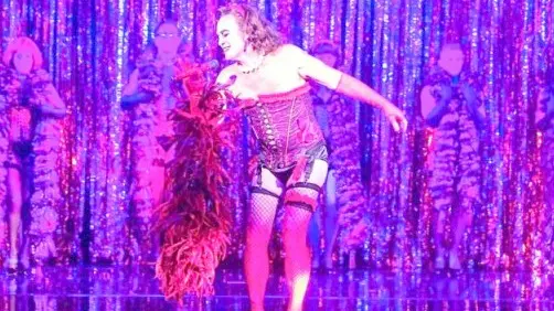 La popstar Jason Donovan in “The Rocky Horror Show”
