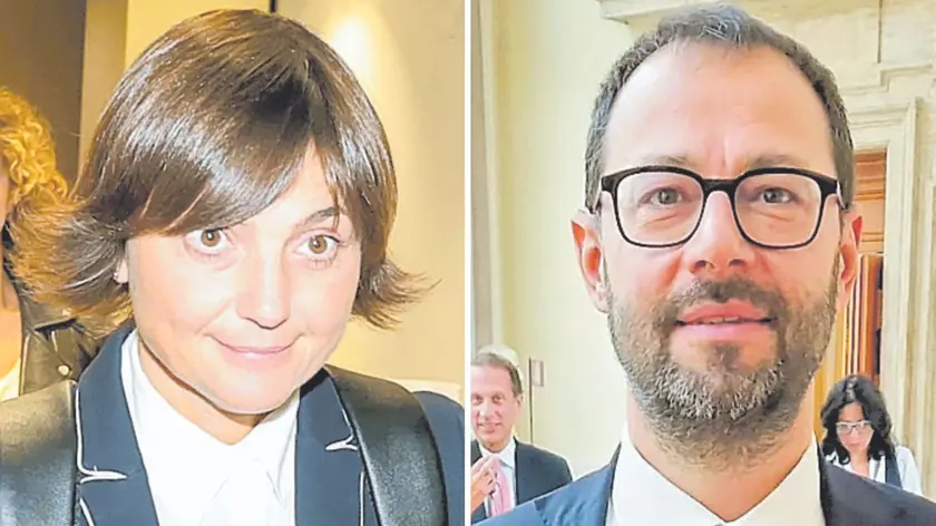 Debora Serracchiani (Pd) e Stefano Patuanelli (M5s)