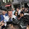Salvini a Udine per l'inaugurazione della nuova sede della Lega (Foto Petrussi)