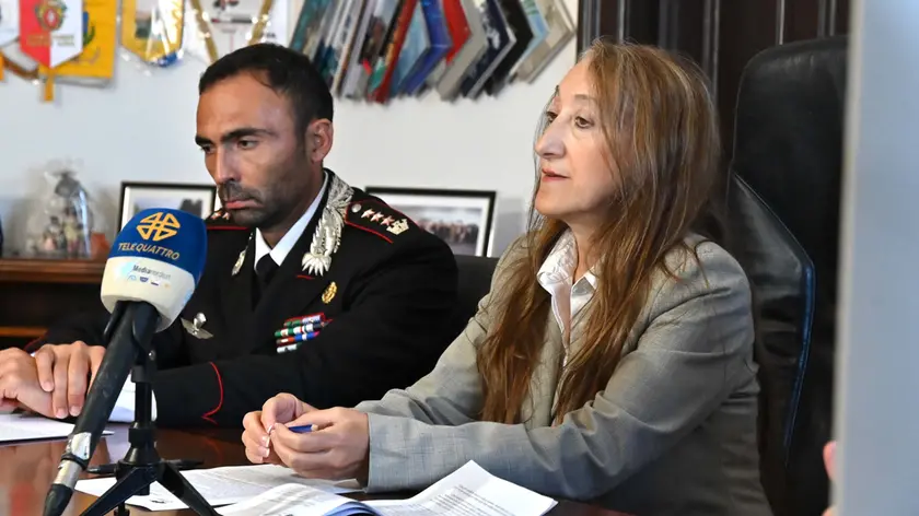 La conferenza stampa con la procuratrice Castaldini (Bruni)