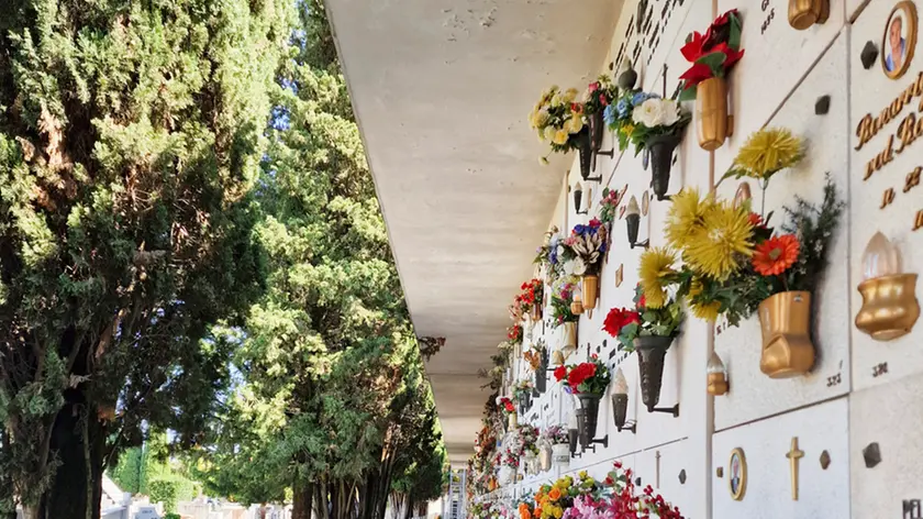 Il cimitero di via 24 maggio a Monfalcone. Foto Bonaventura