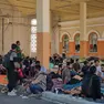 I migranti accampati in largo Santos (Silvano)