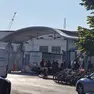 L'ingresso dello stabilimento Fincantieri lunedì mattina 8 settembre. Foto Bonaventura