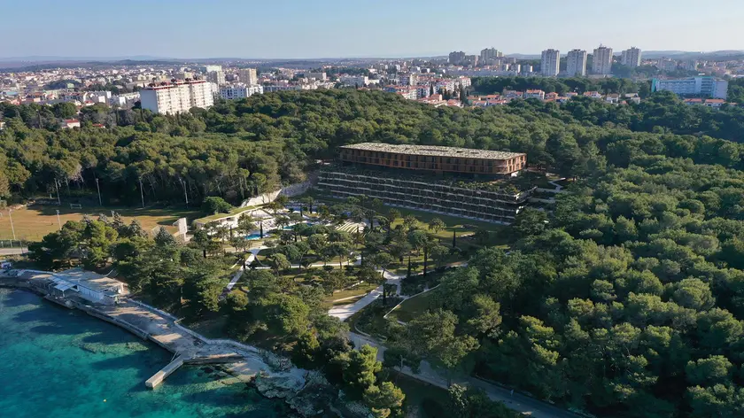Un render dell’hotel Valkane