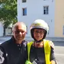 Rossana Criscitiello con l’assessore Alessandro Bassi