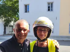 Rossana Criscitiello con l’assessore Alessandro Bassi