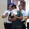 Il 25enne pachistano Usama Usama scortato in tribunale per la convalida. (Lasorte)