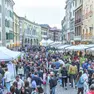 Il centro di Udine gremito in una delle edizioni passate