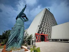 Il santuario di Monte Grisa (Foto Andrea Lasorte) dedicato a Maria Regina