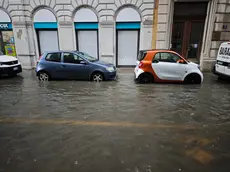 Via Genova allagata (Lasorte)