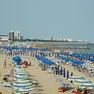 Un tratto di litorale a Lignano