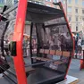 La presentazione della cabinovia in piazza della Borsa (Silvano)