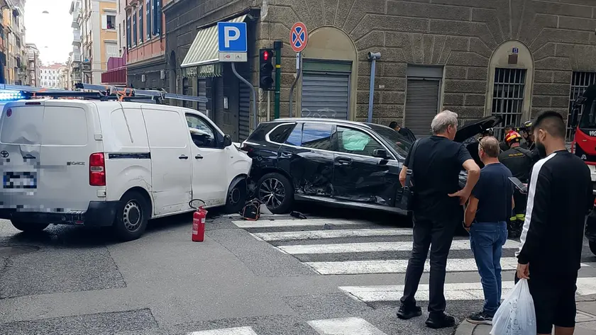 L'incidente avvenuto nel primo pomeriggio (Silvano)