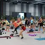 Tanti appassionati di fitness a Let's Move (Lasorte)