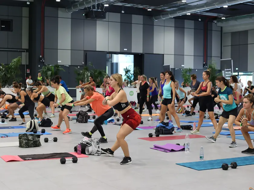 Tanti appassionati di fitness a Let's Move (Lasorte)
