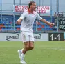 L'esultanza di Vertainen dopo il gol vittoria a Lumezza (Mariani / Lasorte)