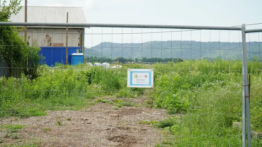 L'area in cui dovrebbe sorgere Campovolo a Gorizia (Tibaldi)