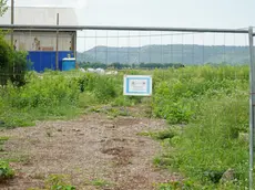 L'area in cui dovrebbe sorgere Campovolo a Gorizia (Tibaldi)