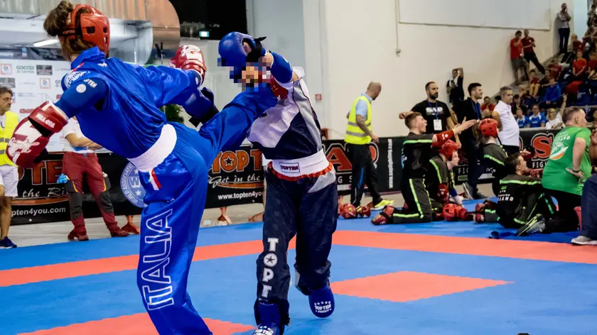 Un incontro di kickboxing a Jesolo (foto d'archivio)
