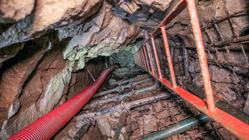 L’ingresso della grotta Luftloch