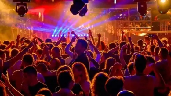 Una discoteca