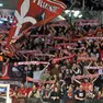 La Curva Nord, cuore del tifo della Pallacanestro Trieste (Foto Bruni)