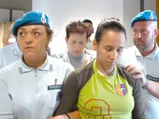 Mailyn Castro Monsalvo in tribunale. ©Foto Petrussi