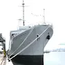 La nave Galeb ormeggiata a Fiume in una foto d'archivio (Novi list)