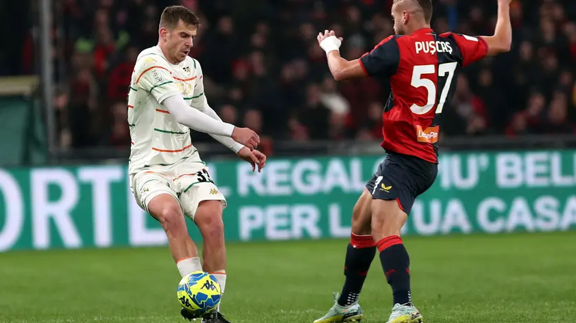 Domen Crnigoj con la maglia del Venezia (foto Editoriale Report)