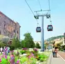 Un rendering della cabinovia di Trieste