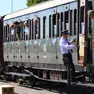 L'arrivo del treno degli anni Quaranta (Tibaldi)