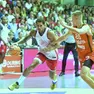 Juan Toscano-Anderson in azione durante la partita amichevole con il Cedevita Lubiana