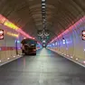 La prima galleria il tunnel appena restaurato sotto il monte maggiore