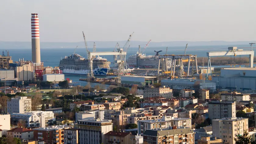 Un'immagine del cantiere navale di Panzano
