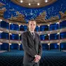 Paolo Valerio, 64 anni, dal 2001 direttore del Teatro Stabile del Friuli-Venezia Giulia, fotografato all’interno del Politeama Rossetti di Trieste. La sala fu costruita nel 1878. Foto di Simone Di Luca