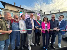 Il taglio del nastro di Gusti di frontiera, giovedì 25 settembre a Gorizia. Foto Marega